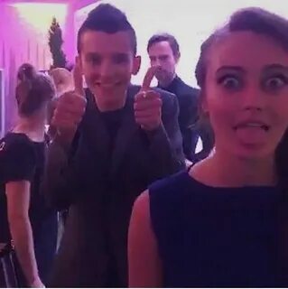 Asa Butterfield and Ella Purnell aka ended and valentine Дет