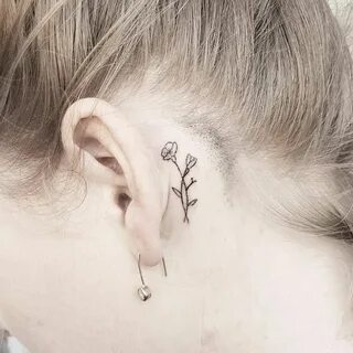 60 Gorgeous Behind of the Ear Tattoos That Are So Rare and C