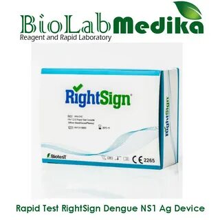 Jual Rapid Test RightSign Dengue NS1 Ag Biolab Medika