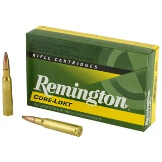 Remington Core Lokt, 7x57, 140 Grain, Pointed Soft Point 290