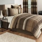Mainstays Ombre Coordinated Bedding Set with Bedskirt Bed in