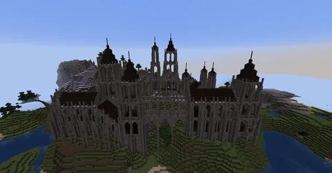 Minecraft Gothic Castle / The Moszna Castle A Gothic and Bar