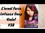 L'oreal Feria Intense Deep Violet V38 / BEFORE & AFTER - You