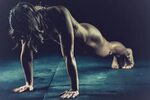 GoddessLust: Naked Fitness Girl Push ups
