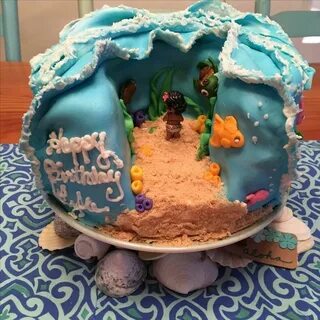 Baby Moana Cake Moana birthday cake, Cool birthday cakes, Mo