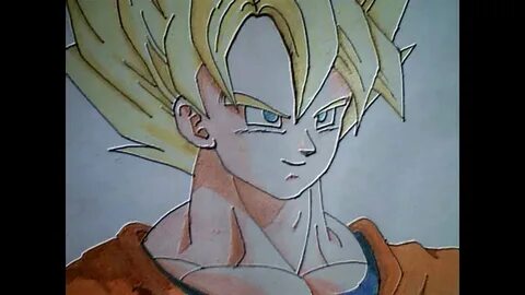 Como dibujar a Goku SSJ 1 - YouTube