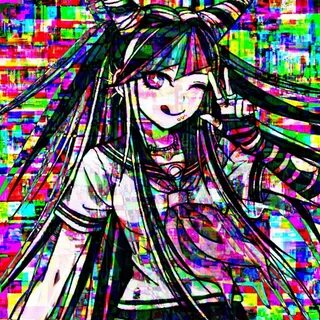 glitchcore Anime eyes, Cybergoth anime, Anime