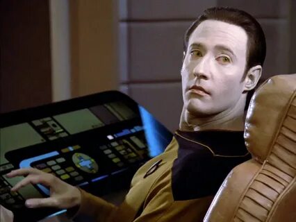 Lt. Commander Data of the Starship Enterprise Star trek funn
