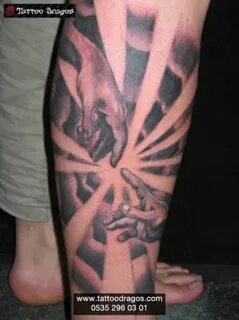 Gölgeli Tribal El Tattoo #2844 - Tattoo Dragos