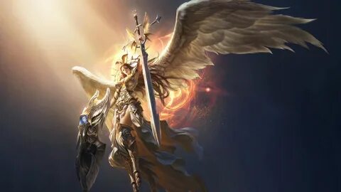 Wallpaper ID: 170540 / warrior, wings, angel, beautiful, swo