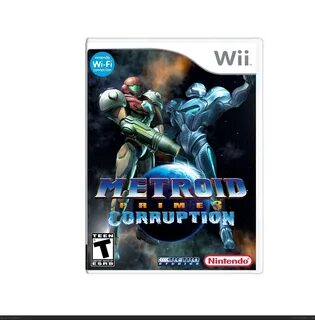 Metroid Prime 3: Corruption Wii Box Art Cover by sd1833