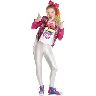 Medium 8-10 Nickelodeon JoJo Siwa Bomber Jacket Girls Costum