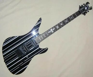 Schecter Diamond Series Synyster Gates Custom, Black and Sil