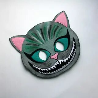 CHESHIRE CAT MASK, Cheshire halloween mask, Cheshire cat Cos