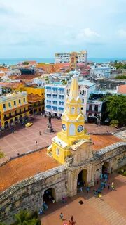 Cartagena’s Old Town, also known as the Walled City, is the 