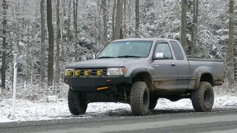 4x4 Toyota T100 with fender flares This guy took a set of . 