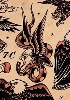 Sailor Jerry eagle Sailor jerry tattoos, Old school tattoo d