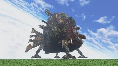 Ghibli Howl's Moving Castle Minecraft Map