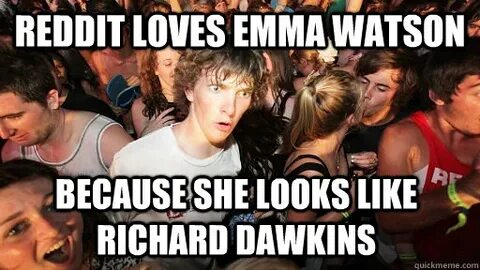 Reddit loves emma watson because she looks like richard dawk