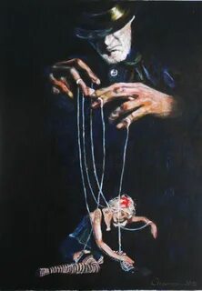Puppet Master, Painting by Leszek Gaczkowski Artmajeur