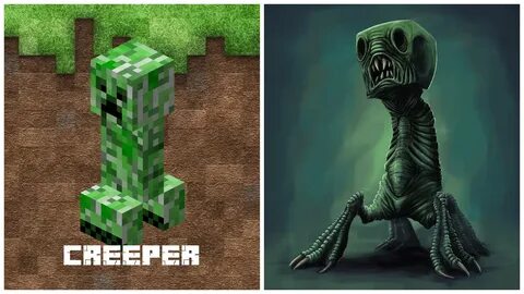 Minecraft Creeper In Real Life (characters, mobs) Вампиры, З