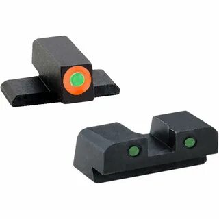 AmeriGlo Spartan Sight Set SIG Sauer #8 Tritium Night Sights