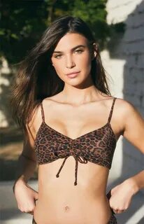 Kendall and Kylie Kat Cinched Bikini Top PacSun Bikinis, Bik