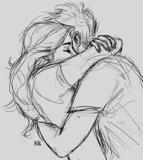 42 Simple Pencil Sketches Of Couples In Love - Artistic Have