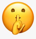 Png Shhh Transparent Shhh Images - Shhh Emoji , Free Transpa