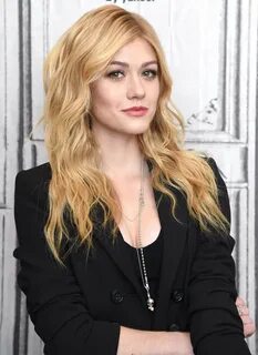 Katherine McNamara - Arrives on AOL Build in NYC-04 GotCeleb