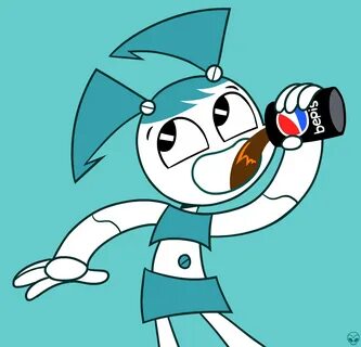 Jenny drinking Bepis My Life as a Teenage Robot Know Your Me