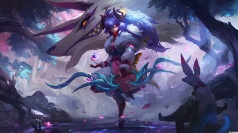 League of Legends (LOL) - Splash Art Spirit Blossom 'Kindred