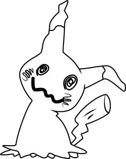 Mimikyu Disguised Form Coloring Page - Free Printable Colori
