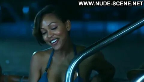 Meagan Good 35 And Ticking Pool Ebony Bikini Actress Famous 