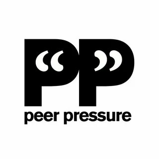 Peer Pressure Graphic design logo, Peer pressure, Typography