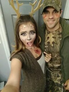 Couple Costumes: The Hunter and His Deer #CoupleCostumes Hal