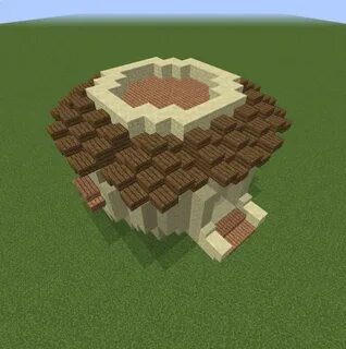 Minecraft Circle Roof - Thatching is another ancient roofing