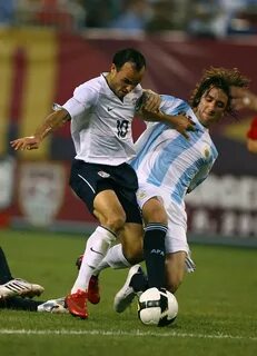 Landon Donovan, Gonzalo Rodriguez - Argentina v United State