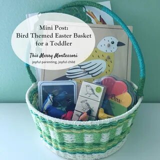 Mini Post: Bird Themed Easter Basket for a Toddler - This Me