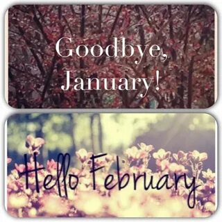 Goodbye January, Hello February! #goodbyejanuary #hellofebru