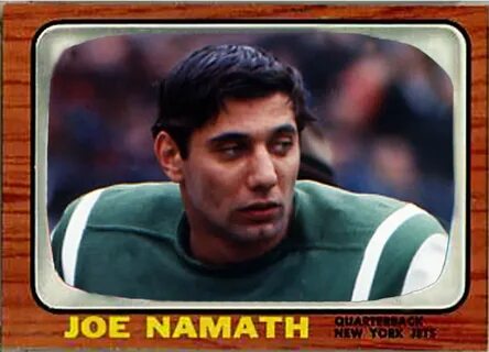 Cards that never were Topps football cards, Joe namath, Nfl 