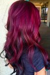 Hair Colour Purple Red - red and purple Hair color for black