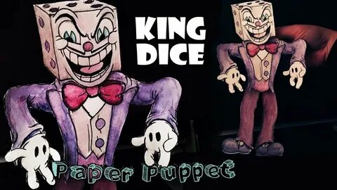 Making Cuphead Boss (King Dice) Paper Puppet "Tutorial" 2018