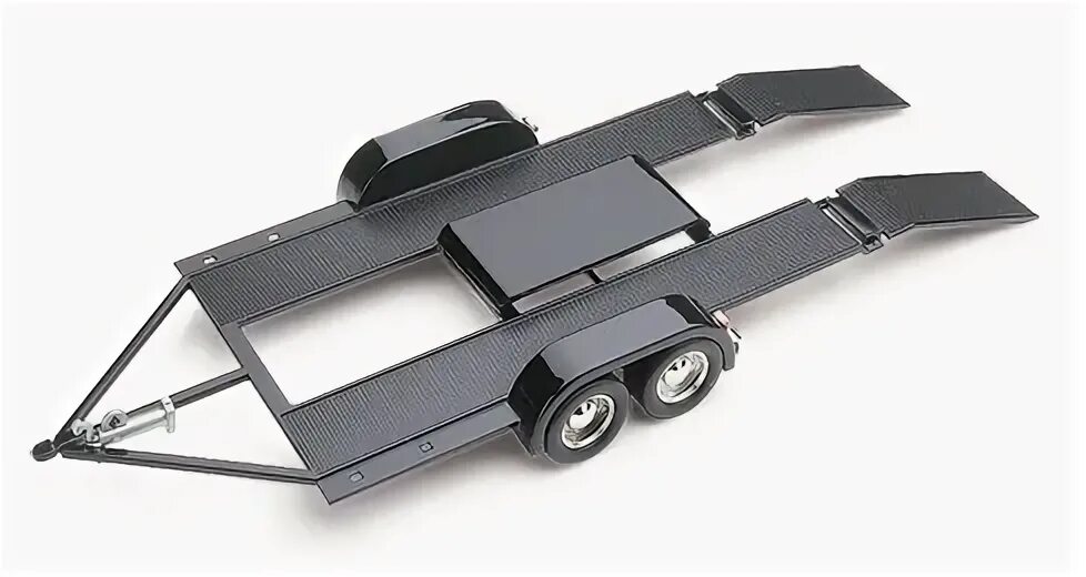 Scalehobbyist.com: Tandem Car Trailer Metal by Testors Model