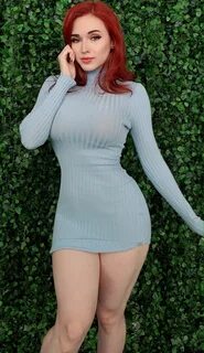 Amouranth 😈 @Patreon on Twitter Fashion, Long sleeve dress, 