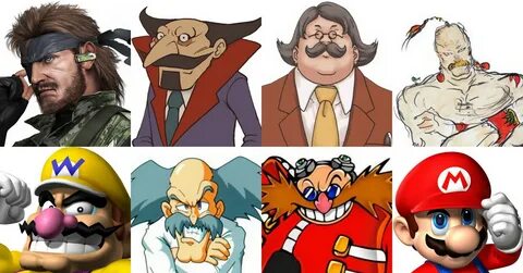 VRUTAL / Algunos de los bigotes más conocidos de los videoju