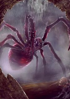 Giant spider Monstros, Desenhos aleatórios, Rpg