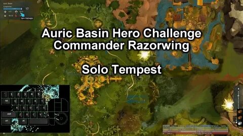 GW2 Auric Basin Hero Challenge - Commander Razorwing - Solo 