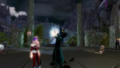 Guild Wars 2 - Ghostly Outfit + Ghostly Infusion + Teal Gem 