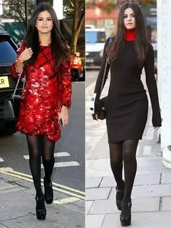 Selena Gomez: Double trouble : CelebsInTights Selena gomez o